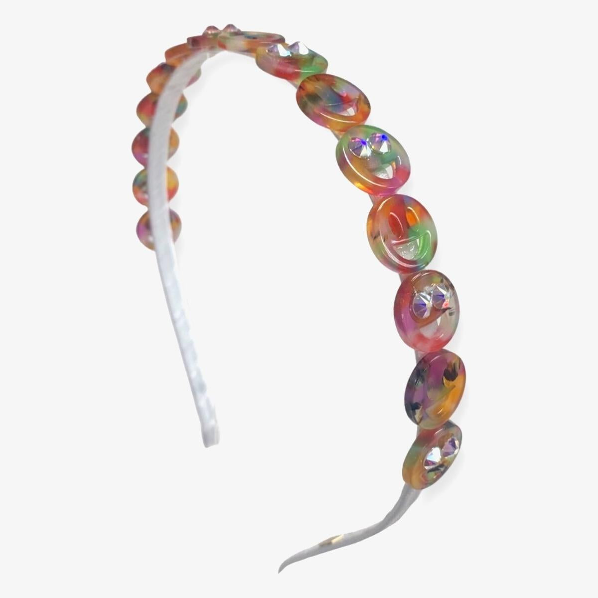 Rainbow Thin Smiley Headband - Twinkle Twinkle Little One