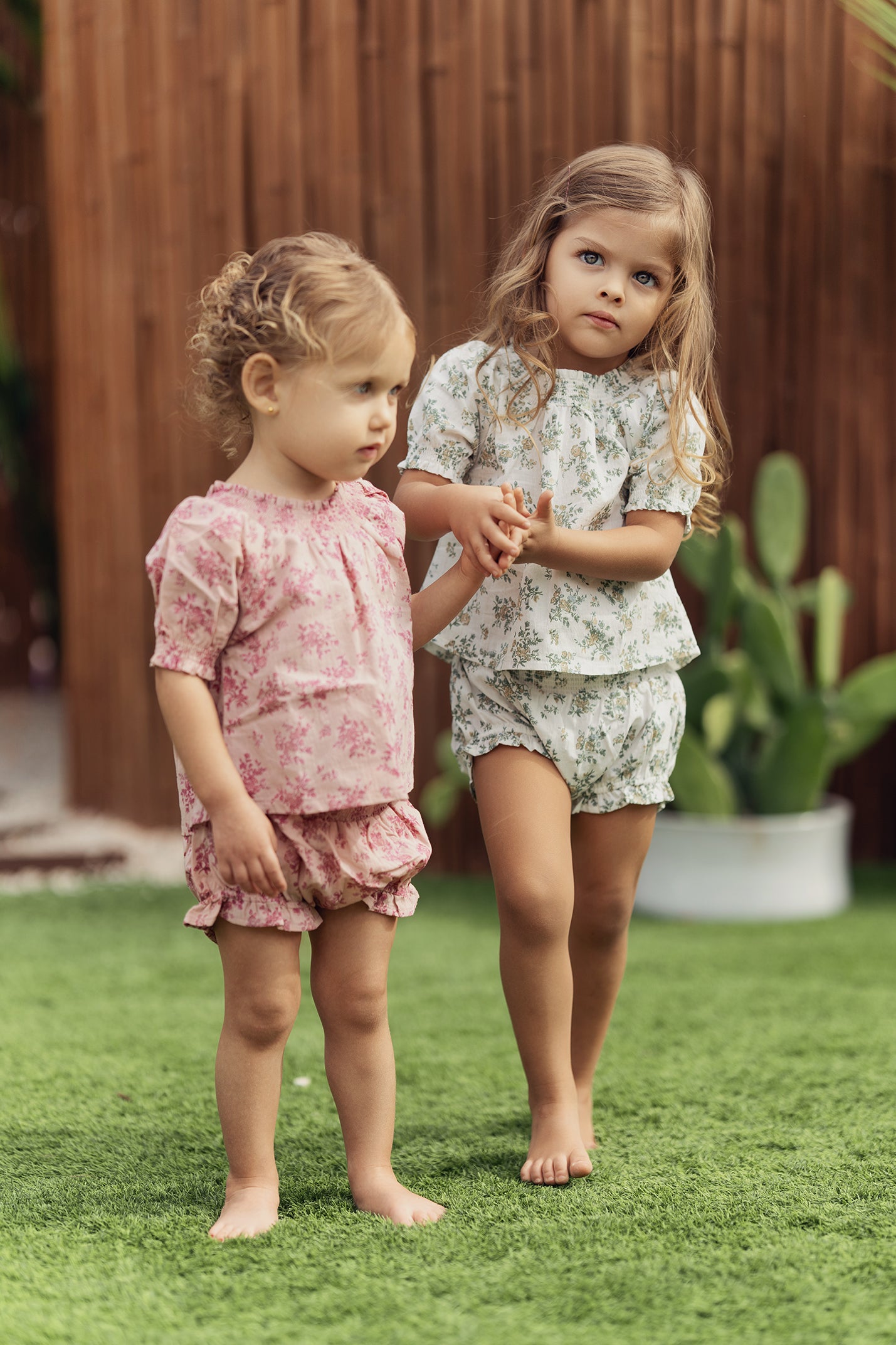 Smocked Floral Girl's Set - Twinkle Twinkle Little One