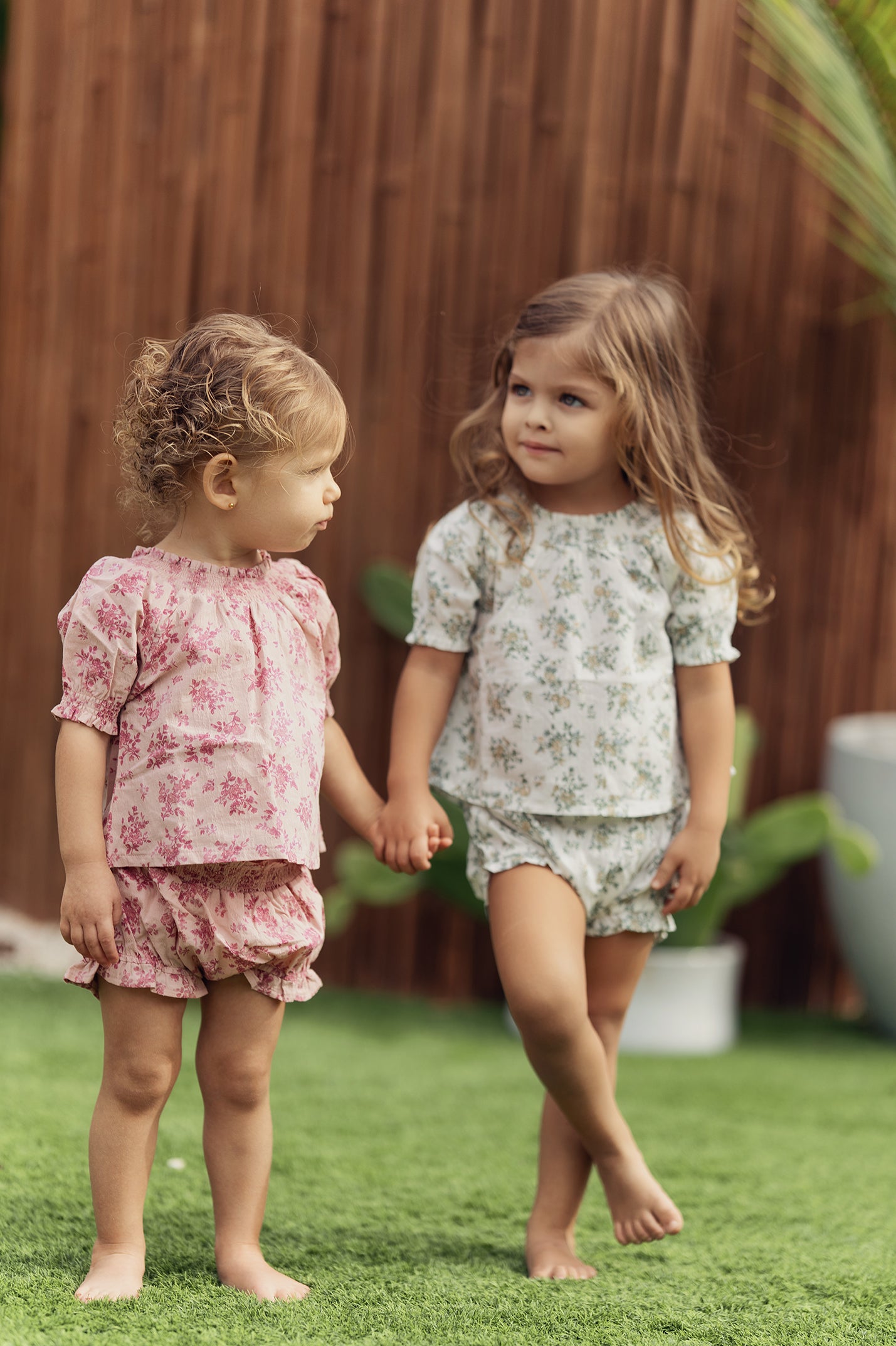 Smocked Floral Girl's Set - Twinkle Twinkle Little One