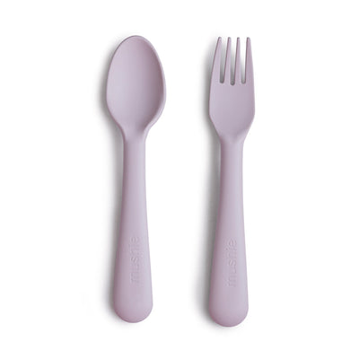 Dinnerware Fork and Spoon Set - Twinkle Twinkle Little One
