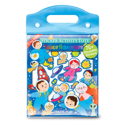 Space Adventure Sticker Activity Tote - Twinkle Twinkle Little One