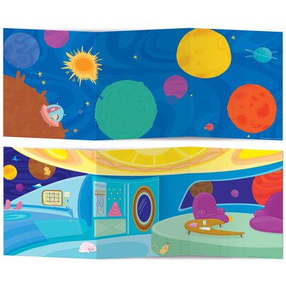 Space Adventure Sticker Activity Tote - Twinkle Twinkle Little One