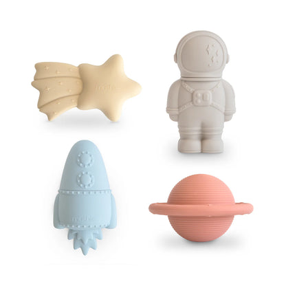 Space Mold Free Bath Play Set - 4 Pack