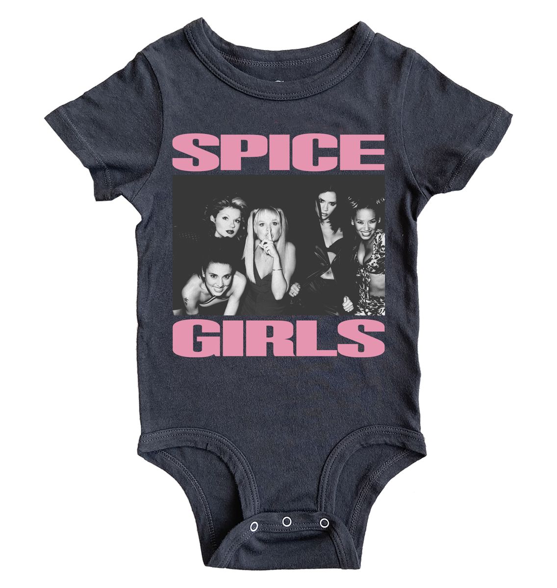Spice Girls Short Sleeve Onesie - Black