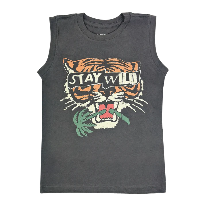 Stay Wild Muscle Muscle Tank - Twinkle Twinkle Little One