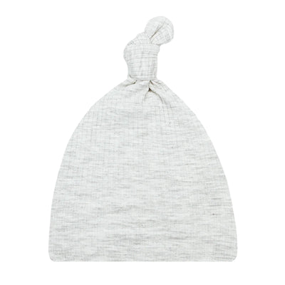 Stevie Ribbed Top, Bottom & Top Knot Hat Set - Twinkle Twinkle Little One
