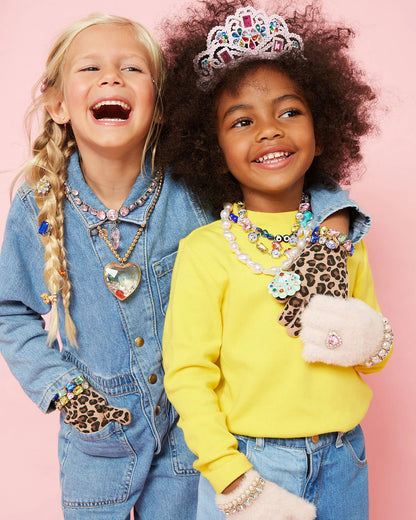 Cotton Candy Jeweled Gloves - Twinkle Twinkle Little One