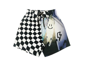 Surf Check Black Board Short - Twinkle Twinkle Little One