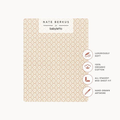 Nate Berkus x Babyletto All-Stages Midi Sheet