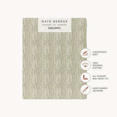 Nate Berkus x Babyletto All-Stages Midi Sheet