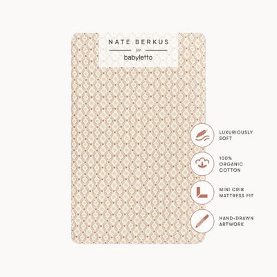 Nate Berkus x Babyletto Mini Crib Sheet