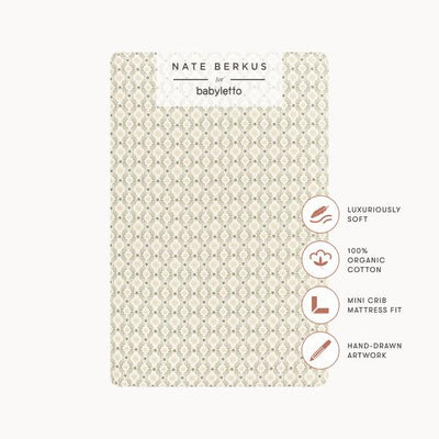 Nate Berkus x Babyletto Mini Crib Sheet