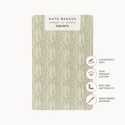 Nate Berkus x Babyletto Mini Crib Sheet