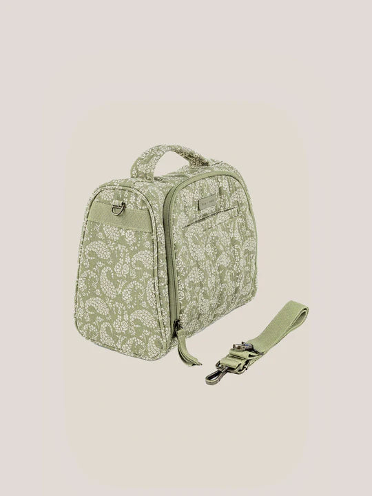 SAZAN + JUJUBE INSULATED BOTTLE BAG - PAISLEY FLORAL - Twinkle Twinkle Little One