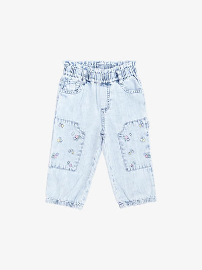 Brianna Cotton Denim Jogger Pants