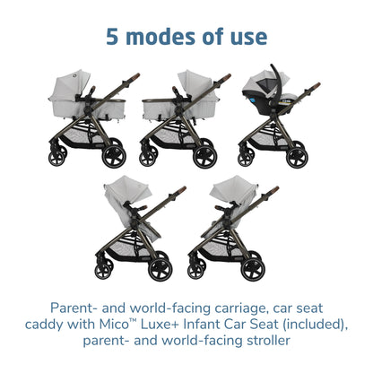 Maxi-Cosi Zelia Luxe+ 5-in-1 Modular Travel System - Twinkle Twinkle Little One