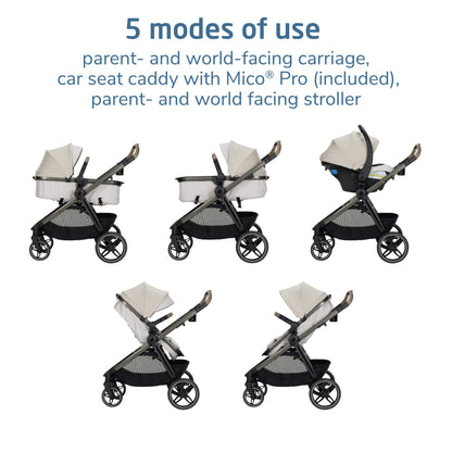 Maxi-Cosi Zelia Pro 5-in-1 Modular Travel System - Twinkle Twinkle Little One