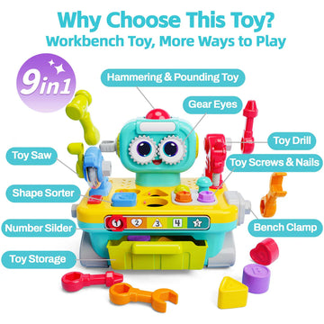Tiny Tot Tool Bench Toy - Twinkle Twinkle Little One