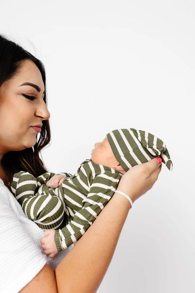 Lou Lou & Company Tyler Ribbed Top, Bottoms + Hat Set