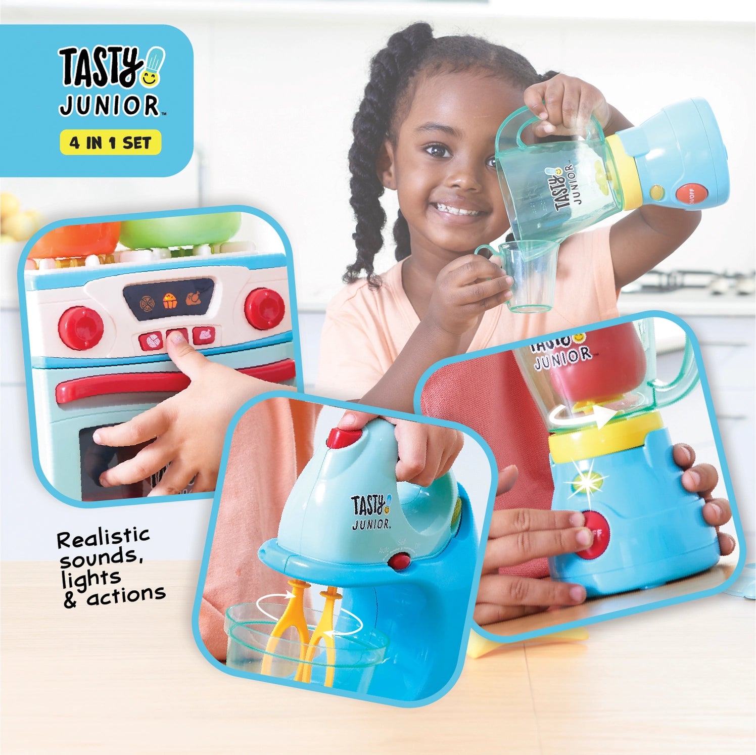 Tasty Junior - Mini Chef Playset 4 in 1 - Twinkle Twinkle Little One