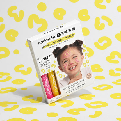 Tattoo Pen Set for Kids JUNGLE - Twinkle Twinkle Little One