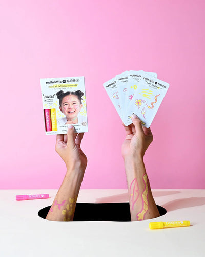 Tattoo Pen Set for Kids JUNGLE - Twinkle Twinkle Little One