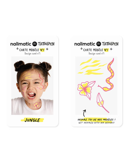 Tattoo Pen Set for Kids JUNGLE - Twinkle Twinkle Little One