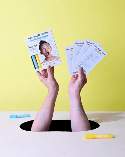 Tattoo Pen Set for Kids MONSTER - Twinkle Twinkle Little One