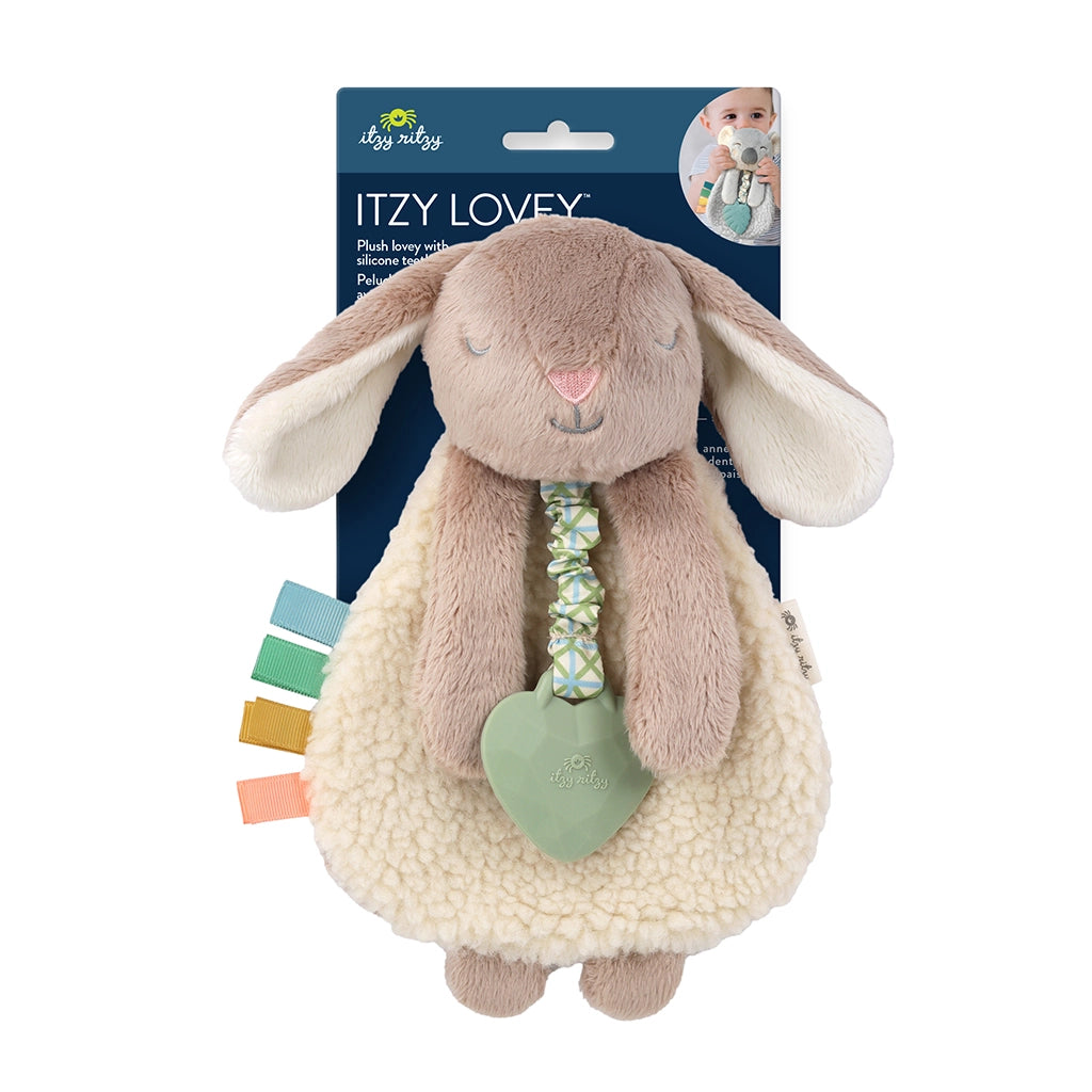 Itzy Lovey™ Plush And Teether Toy - Billie the Bunny - Twinkle Twinkle Little One