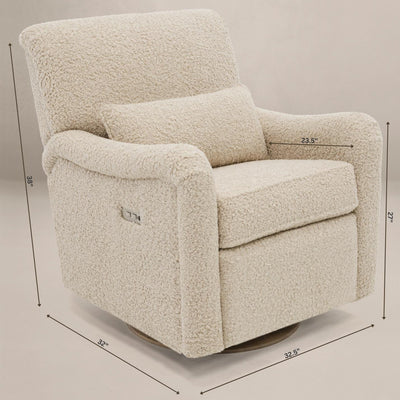 Oilo Teddy Gliding Swivel Nursery Recliner