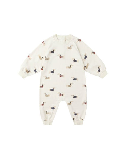 Raglan Jumpsuit || Dachshund - Twinkle Twinkle Little One