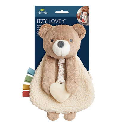 Itzy Lovey™ Plush And Teether Toy - Theo the Bear - Twinkle Twinkle Little One