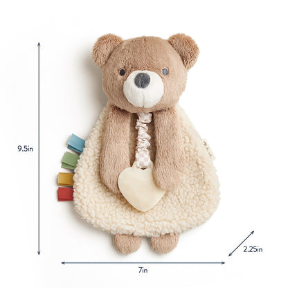 Itzy Lovey™ Plush And Teether Toy - Theo the Bear - Twinkle Twinkle Little One