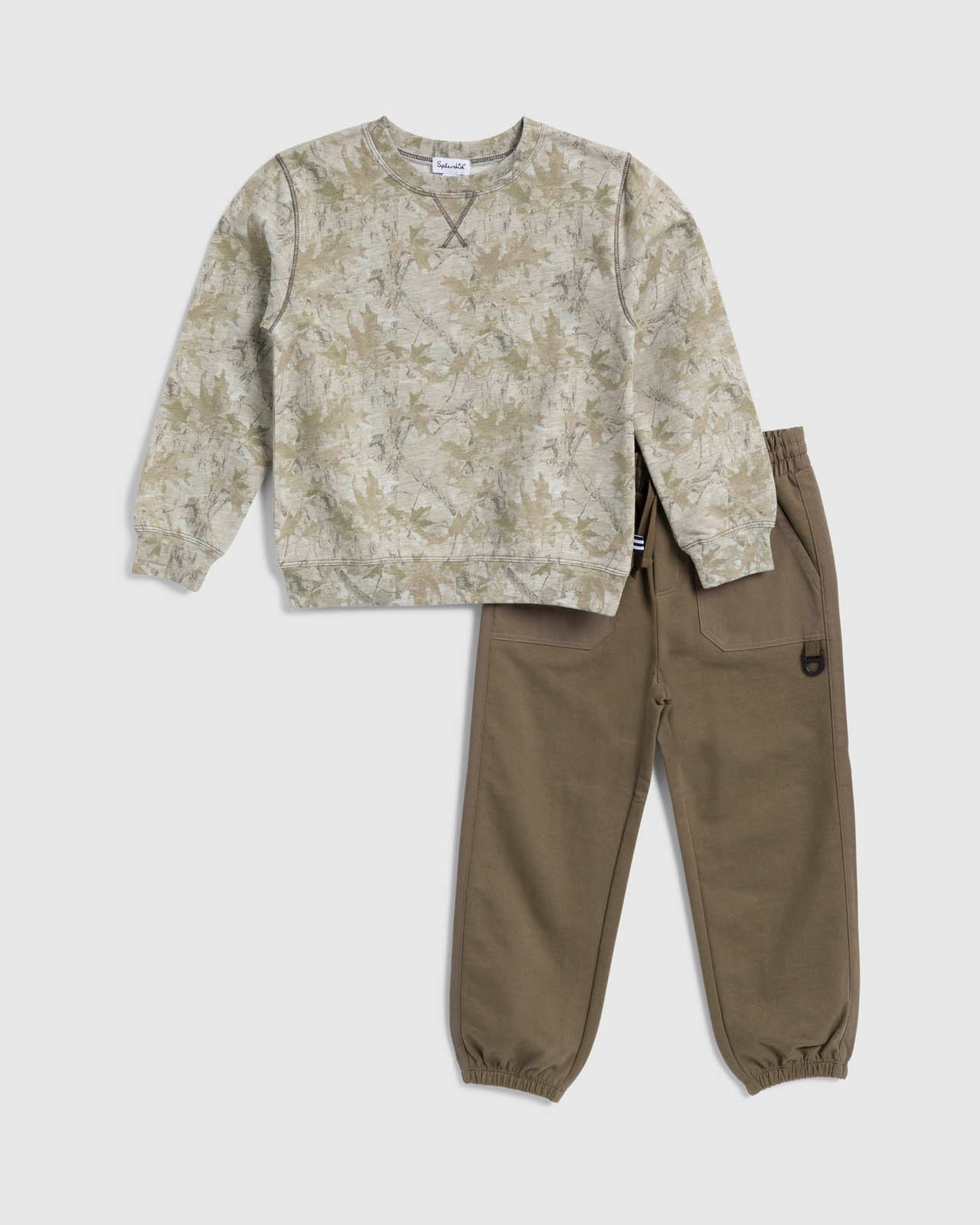 Toddler Boy Camper Sweatshirt Set