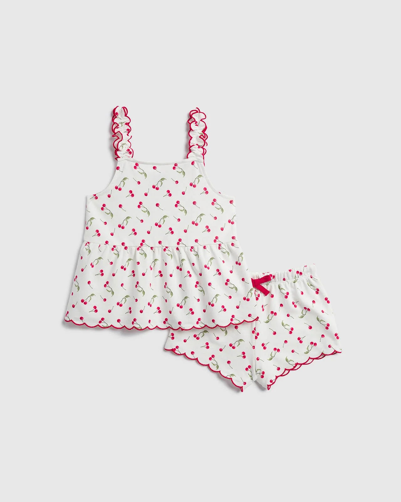 Toddler Girl Cherry Tank Set
