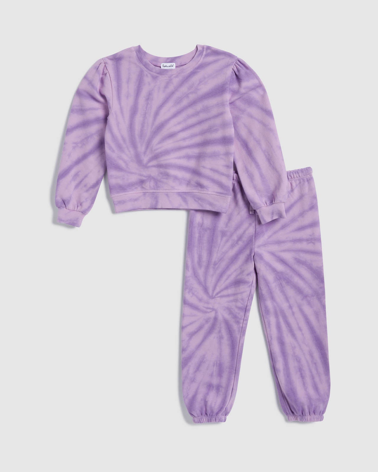 Toddler Girl Clematis Tie Dye Jogger Set