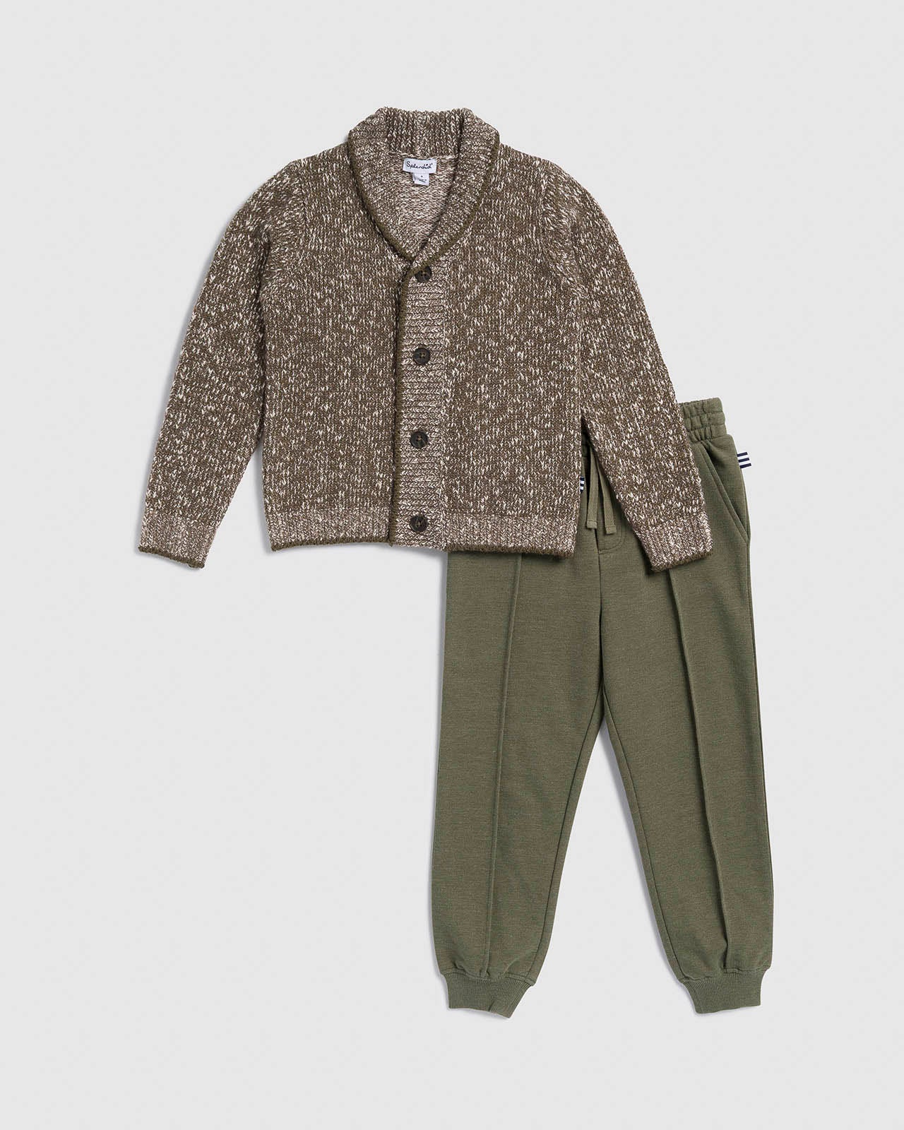 Toddler Boy Cozy Camper Cardigan Set