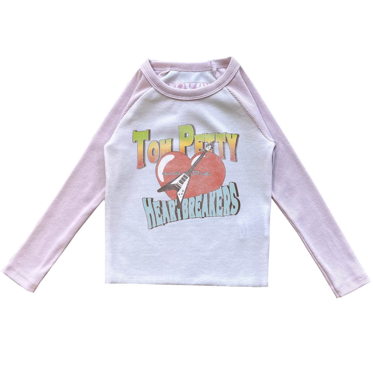 Tom Petty And The Heartbreakers - Ribbed Raglan Girls Tee