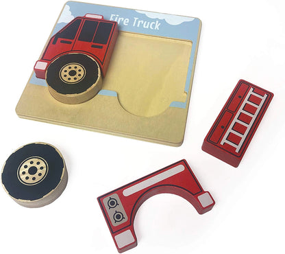 Truck Puzzle - Chunky 5 Piece Puzzle - Twinkle Twinkle Little One