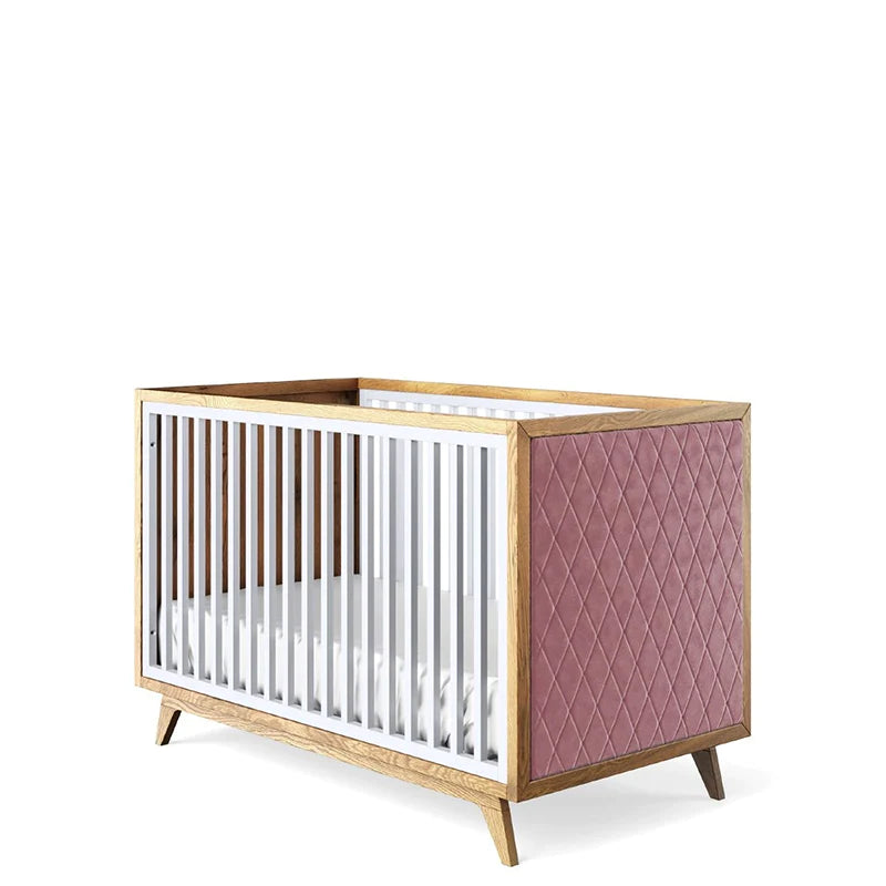 Romina Uptown Classic Crib with Tufted Panels - Twinkle Twinkle Little One