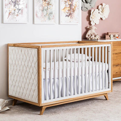 Romina Uptown Classic Crib with Tufted Panels - Twinkle Twinkle Little One