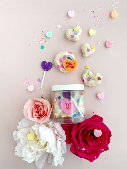 Valentine Candy Hearts Mini Dough To Go - Twinkle Twinkle Little One