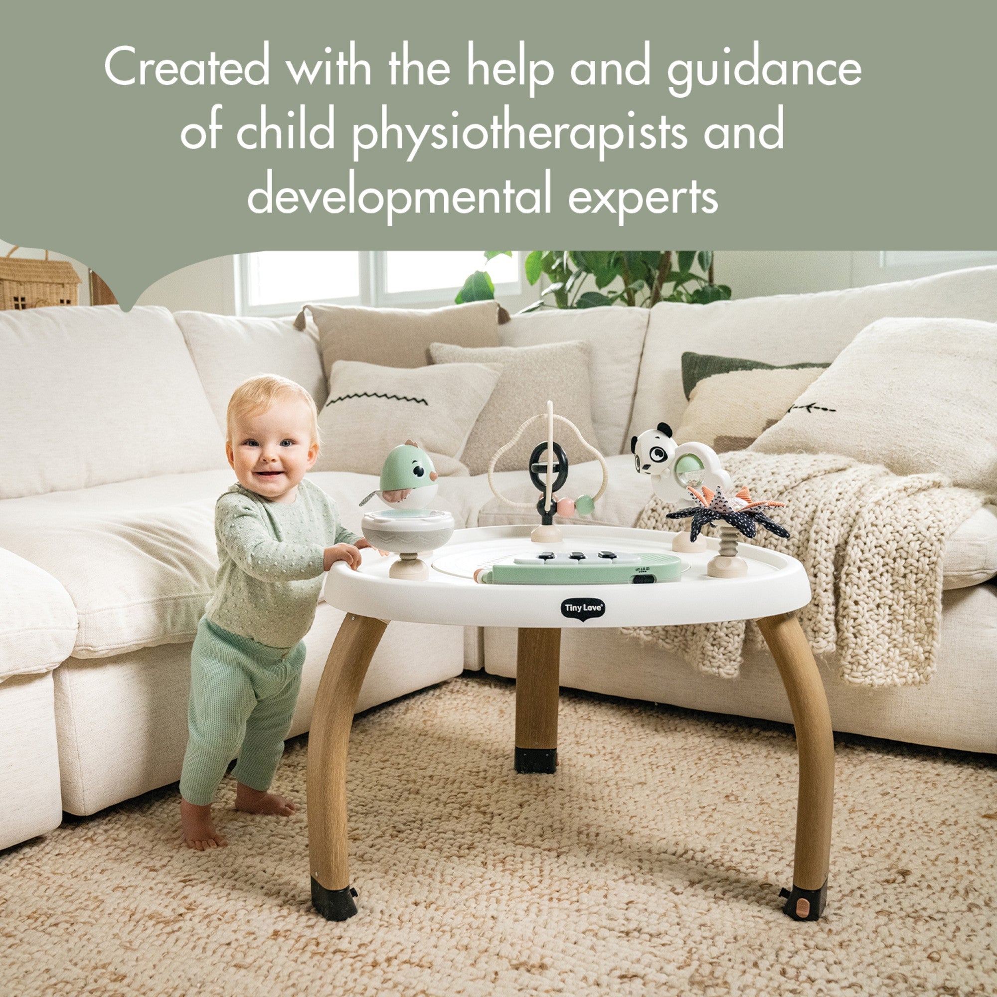 Tiny Love 5-in-1 Black & White Stationary Activity Center - Twinkle Twinkle Little One