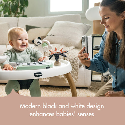 Tiny Love 5-in-1 Black & White Stationary Activity Center - Twinkle Twinkle Little One