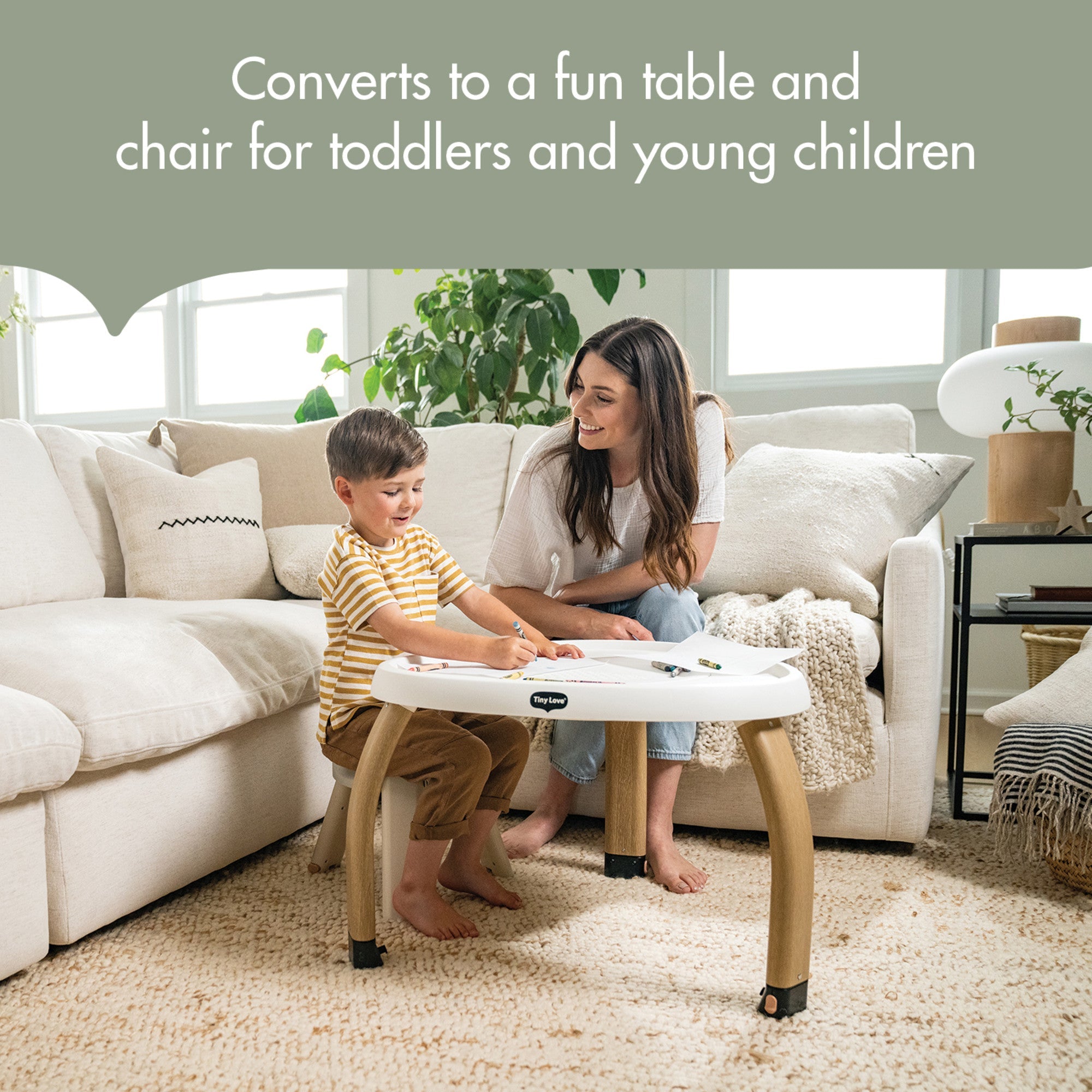 Tiny Love 5-in-1 Black & White Stationary Activity Center - Twinkle Twinkle Little One