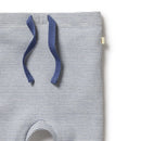 Organic Stripe Rib Long Sleeved Top & Legging Set - Rain Drop - Twinkle Twinkle Little One