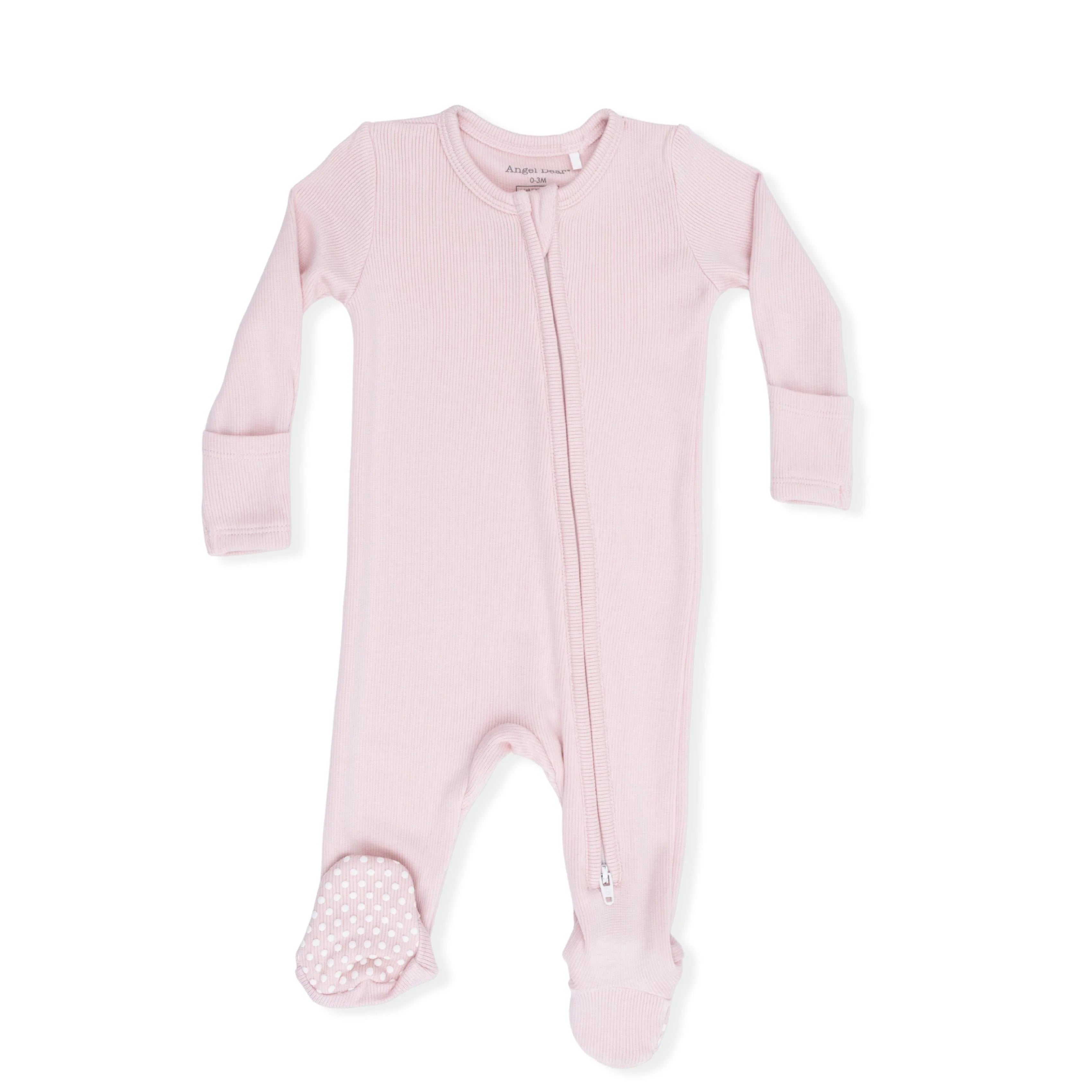 Veiled Pink 2 Way Zipper Footie