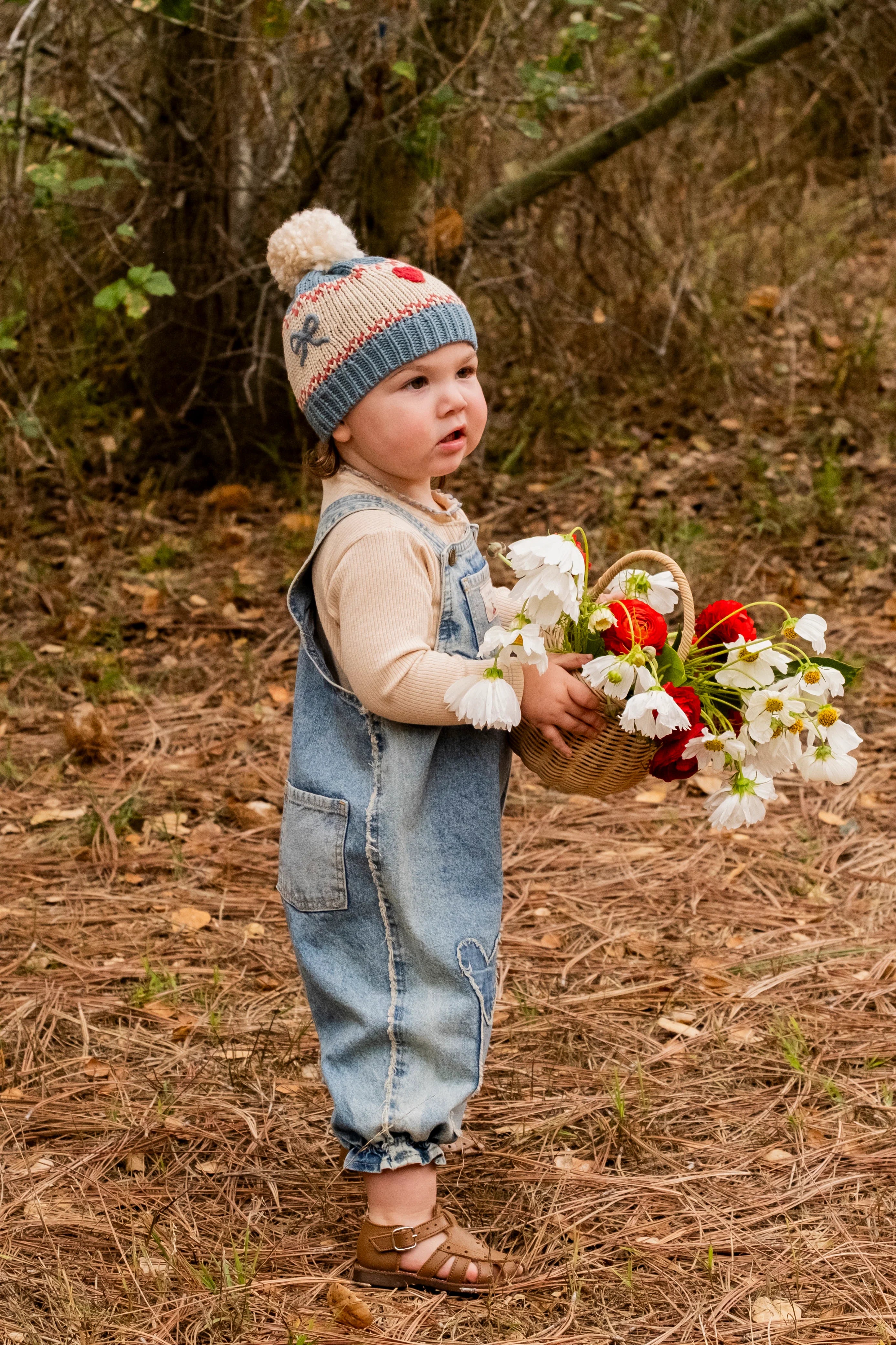 Patchwork Heart Overalls - Denim - Twinkle Twinkle Little One