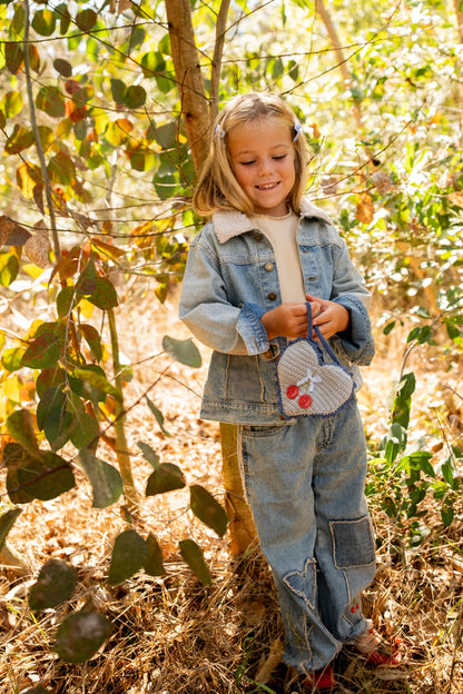 Patchwork Heart Pants - Denim - Twinkle Twinkle Little One