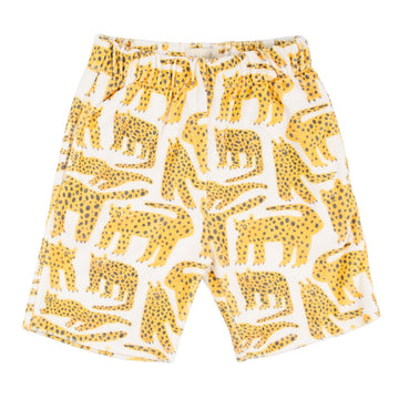 Jerry Short Sleeve Button Up & Wyoming Short Set - Cheetah - Twinkle Twinkle Little One